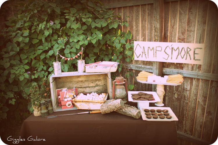 Smores table