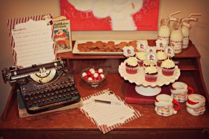Vintage+letters+to+santa+party