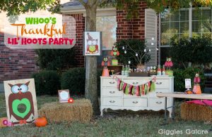 Whoo’s Thankful {Owl Party}