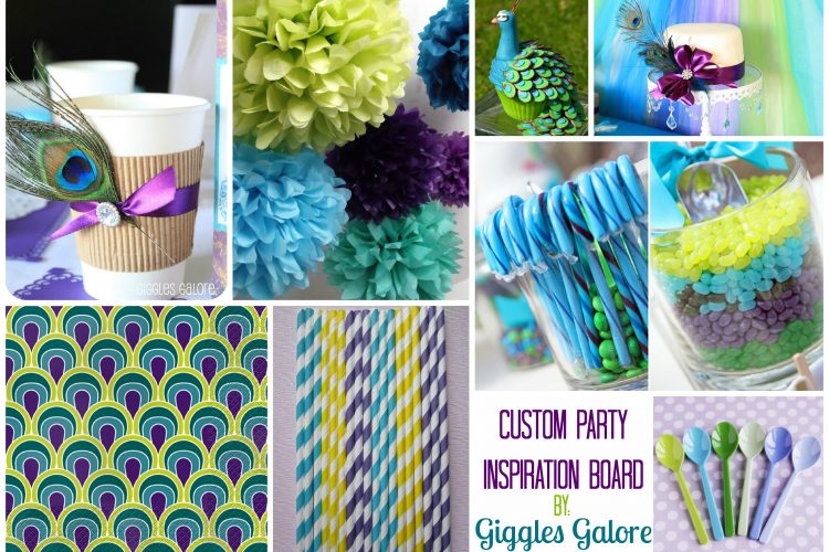 Peacock inspiration board