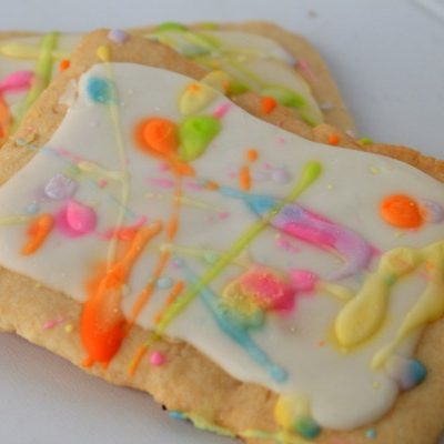 Splatter Paint Cookies
