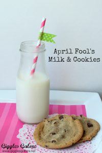 April fools milk cookies