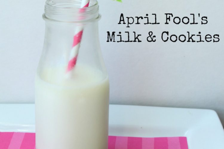 April fools milk cookies