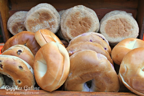 Mothers day bagel bar brunch with thomas bagels