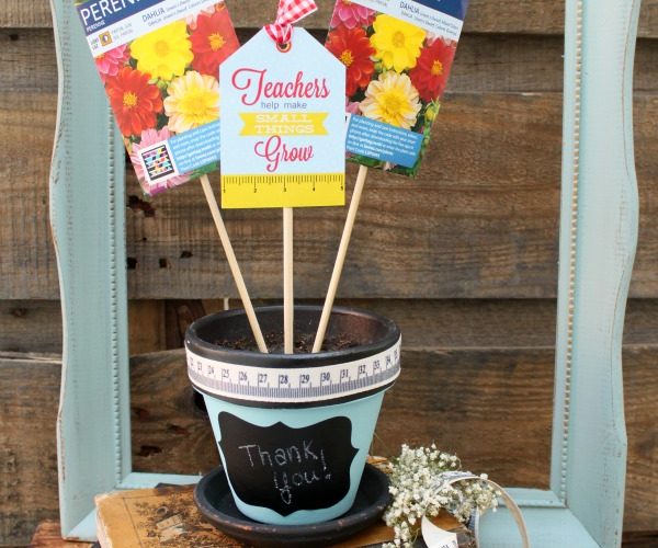 Teacher appreciation gift teachers help small things grow