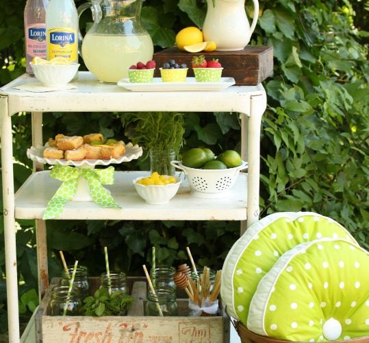 Giggles galore make your own lemonade bar