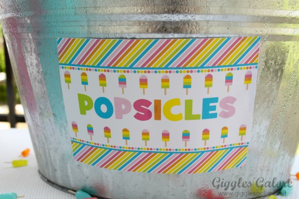 Popsicle party popsicle sign