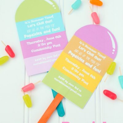 Popsicle Invitations