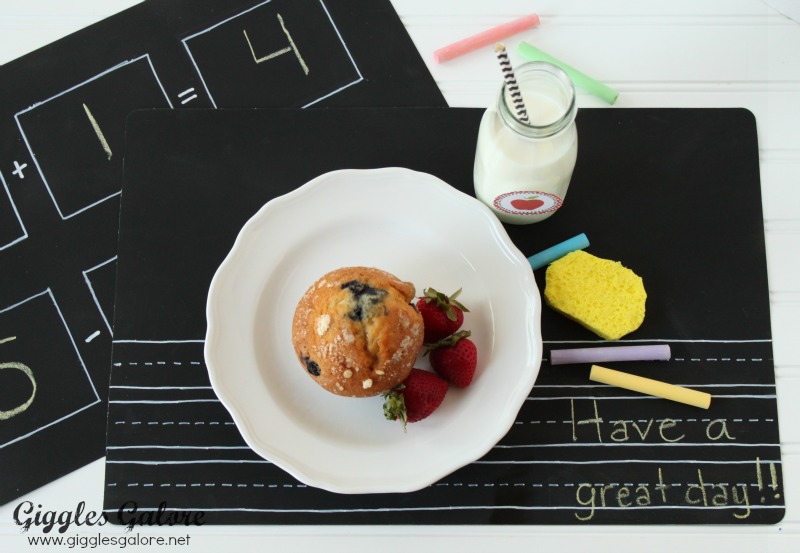 Back to School Chalkboard Placemats