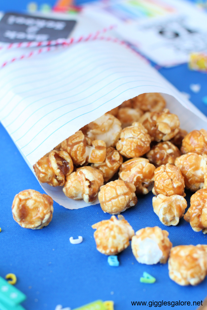 Back to School Treat Bag with Popcorn