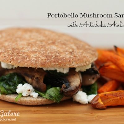 Portobello Mushroom Spinach Sandwich – Feed Your Better