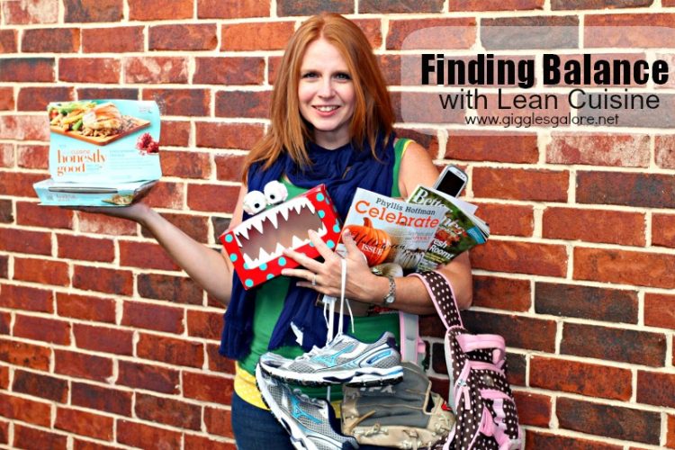 Finding balance with lean cuisine via giggles galore