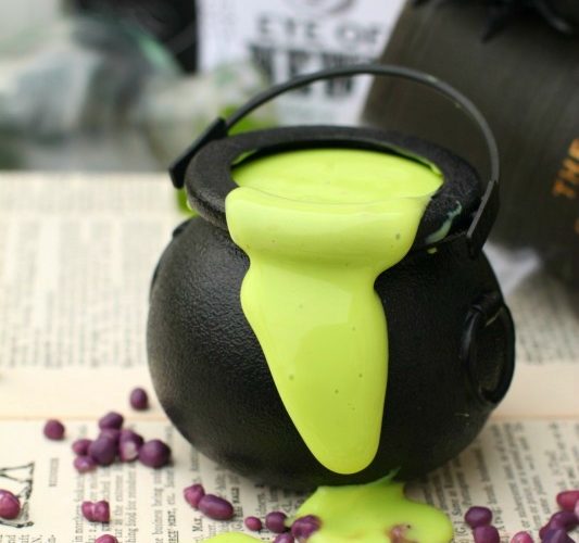 Halloween glow in the dark slime giggles galore