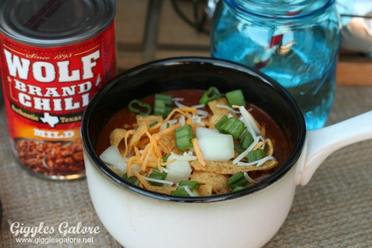 The Ultimate Chili Bar with Wolf Brand Chili Giggles Galore