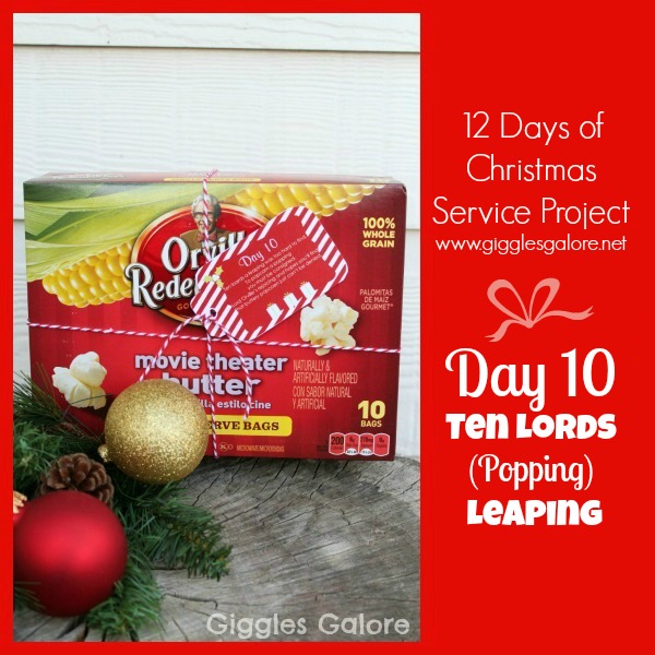 Giggles Galore 12 Days of Christmas Service Project Day 10