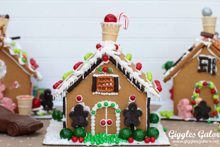 Gingerbread house village
