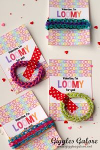 Rainbow loom valentine giggles galore