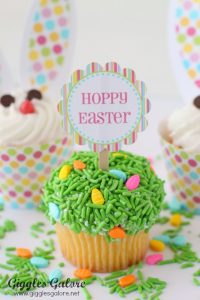 Hoppy easter cupcakes