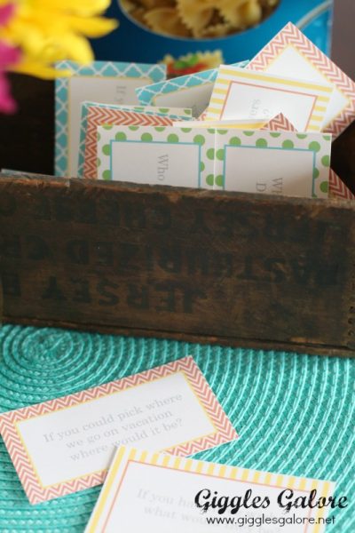 Share the Table Dinner Conversation Cards - Giggles Galore