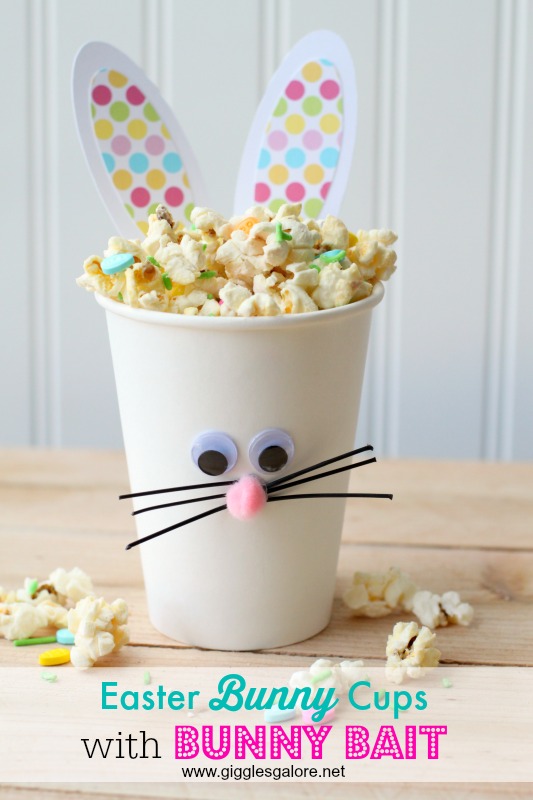 Easter Bunny Cups with Bunny Bait_Giggles Galore