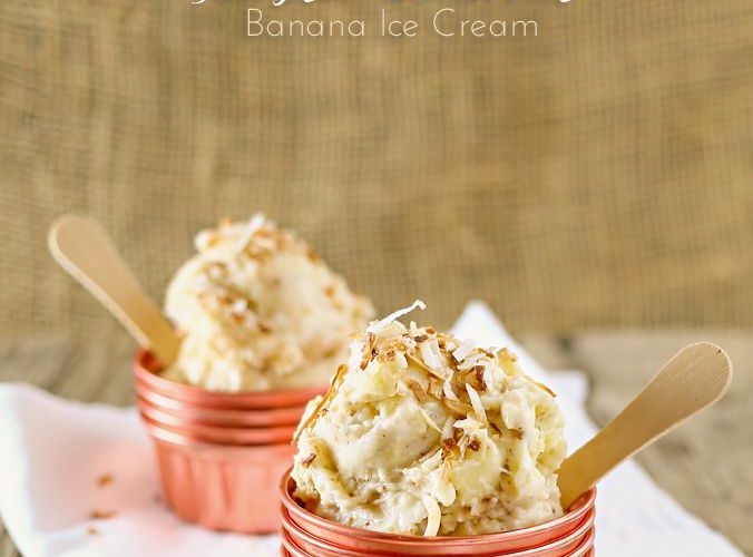 Creative collection toasted coconut ice cream