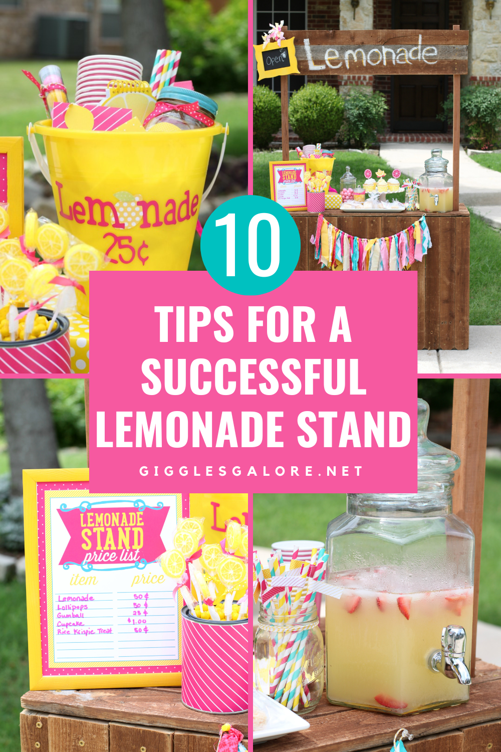 How to Set Up a Lemonade Bar (Flavored Recipes) - Celebrations at Home