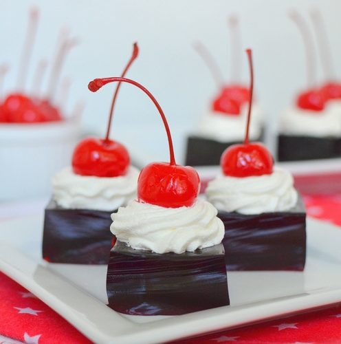 Cherry dr pepper jello squares 1