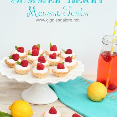 Summer Berry Mousse Tarts