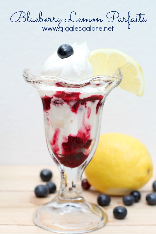 Blueberry Lemon Parfaits by Giggles Galore