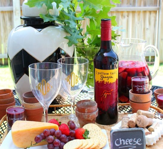 Yellow tail sangria girls garden party