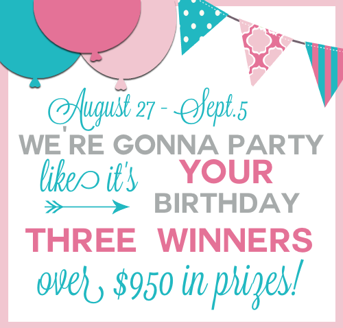 Birthday giveaway