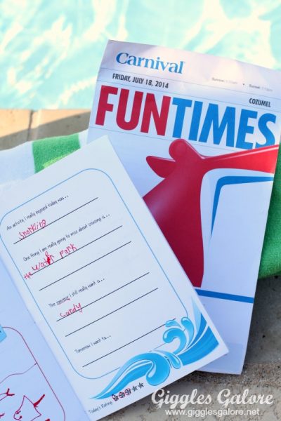 My Cruise Journal - Giggles Galore