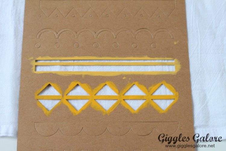 DIY Hand Painted Tea Towels Giggles Galore