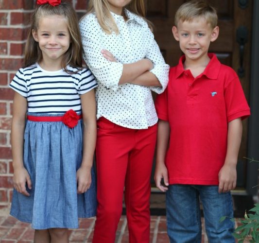 Leeson kids first day of school 2014