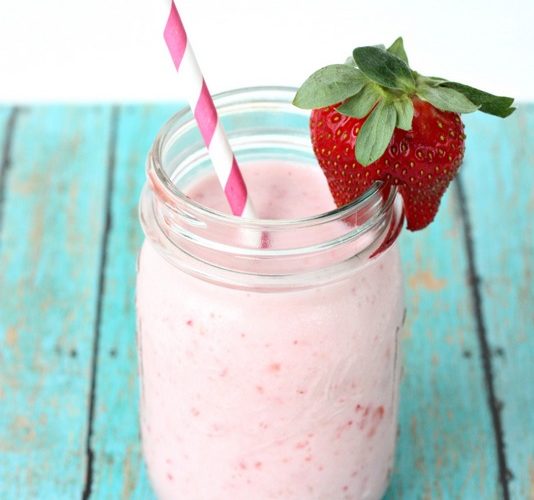 Peanut butter jelly smoothie