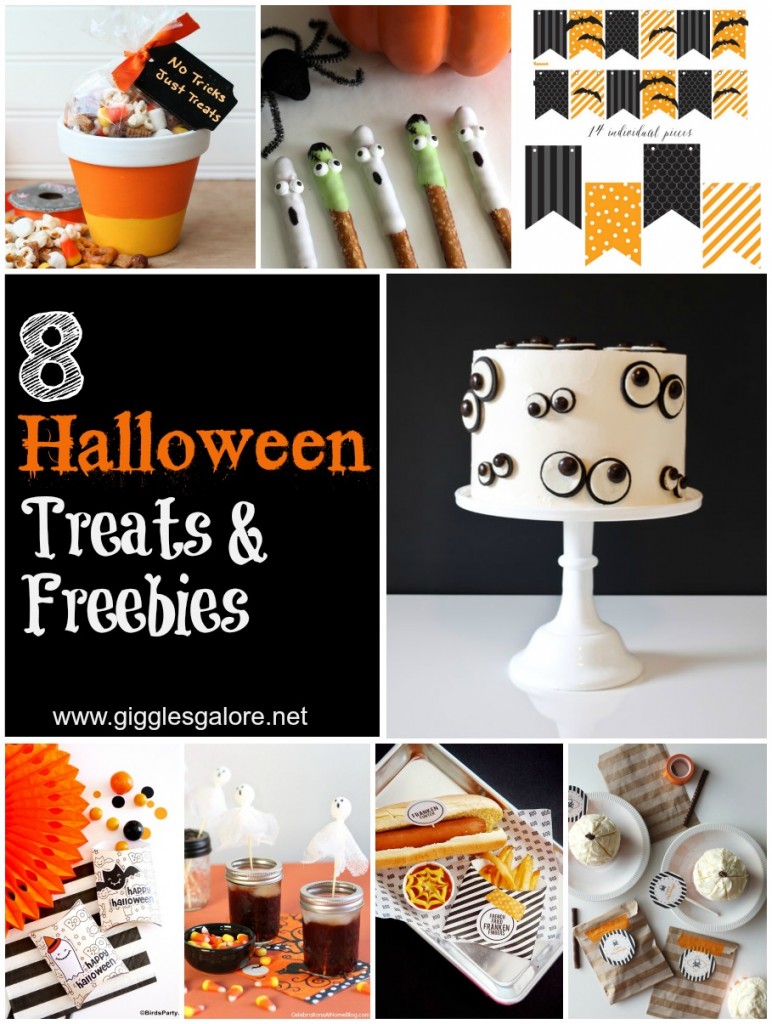 8 Halloween Treats and Freebies by Giggles Galore