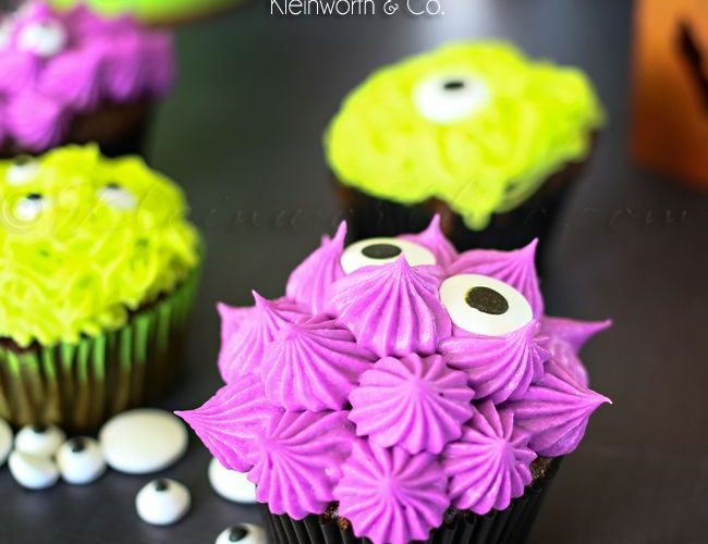 Monster cupcakes