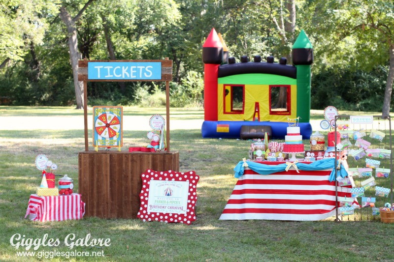 Twins' Carnival Birthday Party Idea for Boys by Mariah Leeson