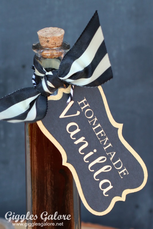 Homemade Vanilla Extract Gift Tag