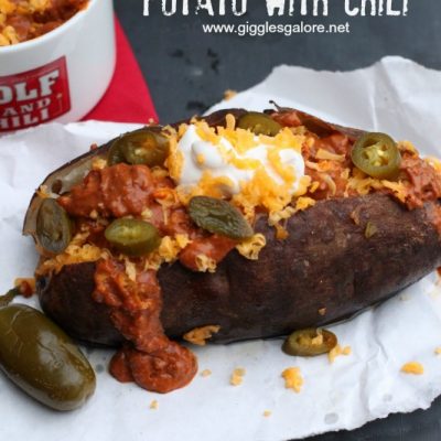 Loaded Baked Potatoes with Chili