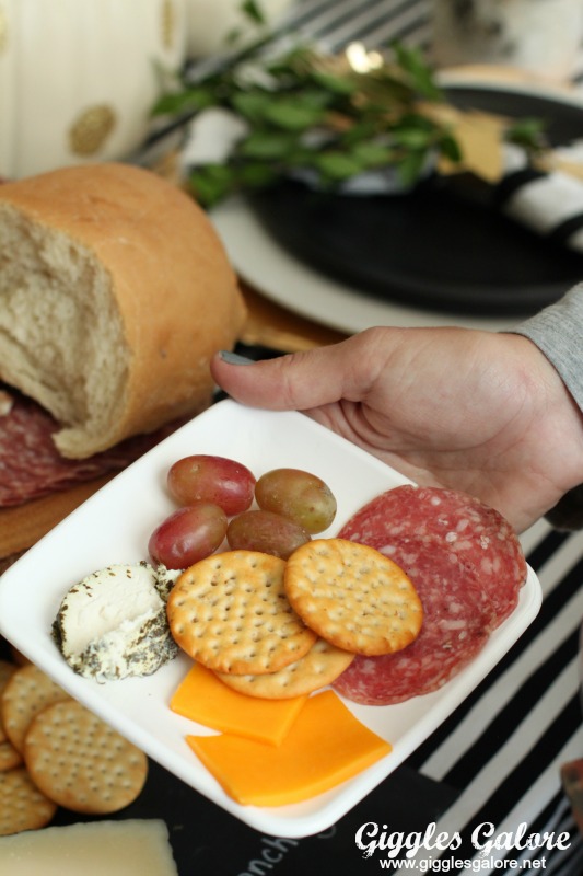 Meat and Cheese Appetizer Tray