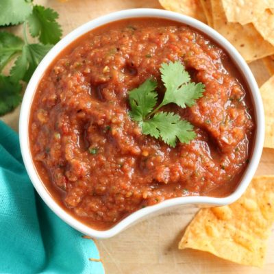5 Minute Fire Roasted Salsa Recipe
