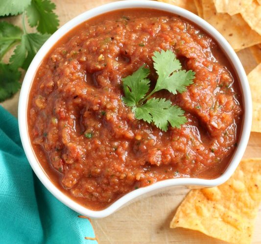 5 minute fire roasted salsa recipe giggles galore