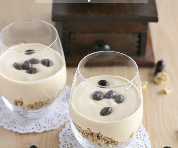 Coffee yogurt parfait 1