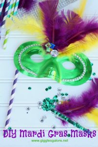 Diy mardi gras masks giggles galore