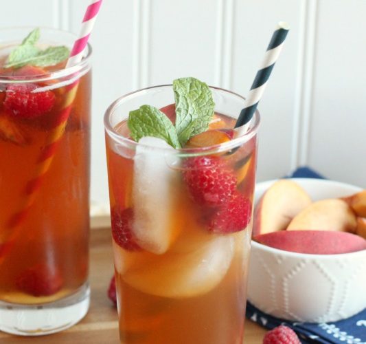 Perfect peach tea giggles galore