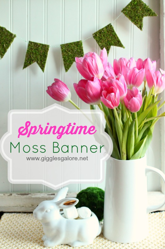 Giggles Galore Springtime Moss Banner