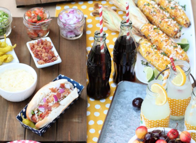 Easy Entertaining Hot Dog Bar