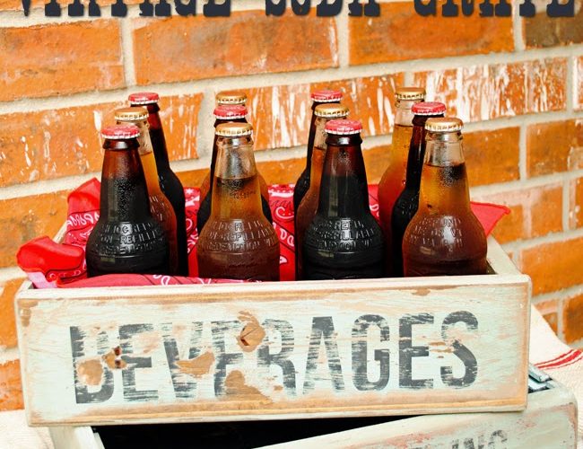 Vintage soda crate