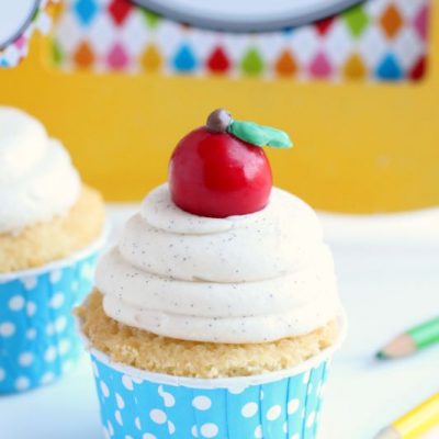 Easy Apple Gumball Cupcakes